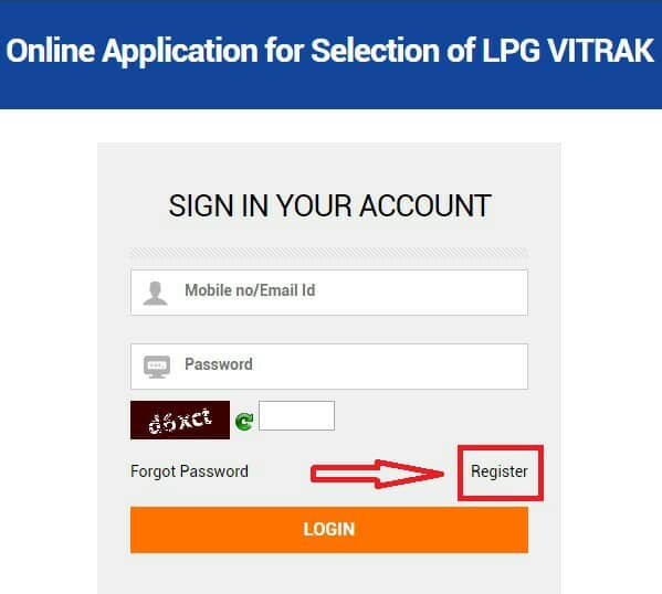 Online Application for Selection of LPG Vitarak Registration Process in Hindi
