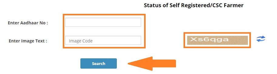 Status of Self Registered / CSC Farmers 